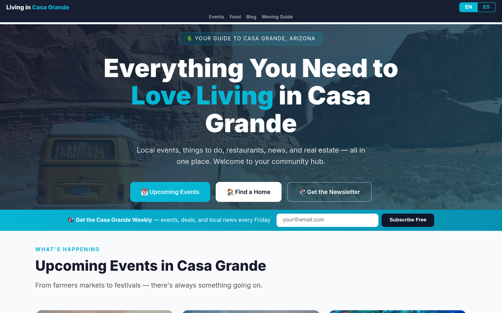 Living in Casa Grande website